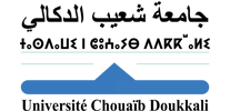 <span>جامعة شعيب الدكالي ـ الجديدة</span>
