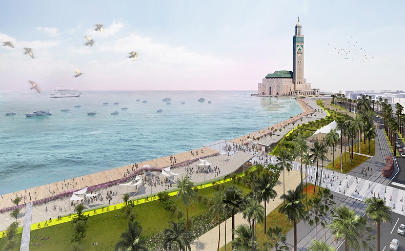 <span>PROMENADE CÔTIÈRE DE LA MOSQUÉE HASSAN II </span>
