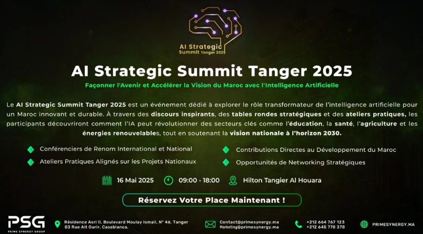 <span>AI Strategic Summit Tanger 2025</span>
