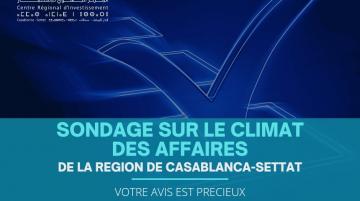 Étude de perception sur le climat des affaires de la région de Casablanca-Settat 